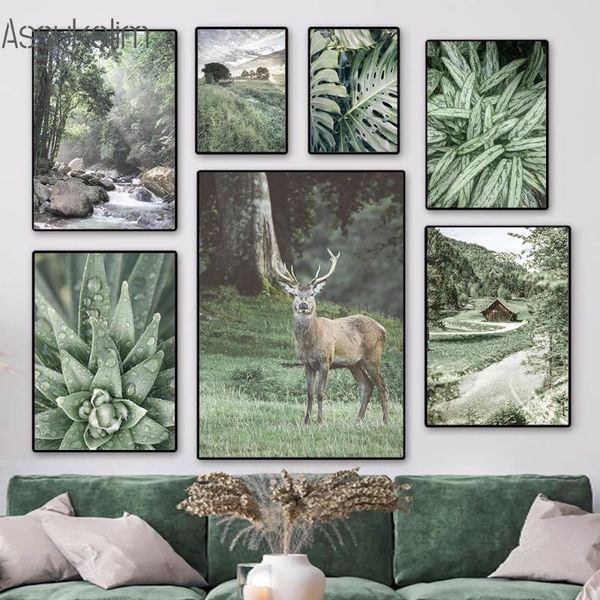 paintings natural scenery nordic wall art painting grassland lake deer print plant leaves canvas posters and prints living room home decor
paintings natural scenery nordic wall art painting grassland lake deer print plant leaves canvas posters and prints living room home decor