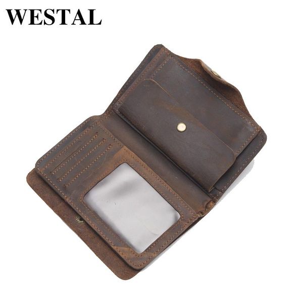 wallets westal men wallet genuine leather fashion design large capacity purses small purse 002, Red;black
wallets westal men wallet genuine leather fashion design large capacity purses small purse 002, Red;black