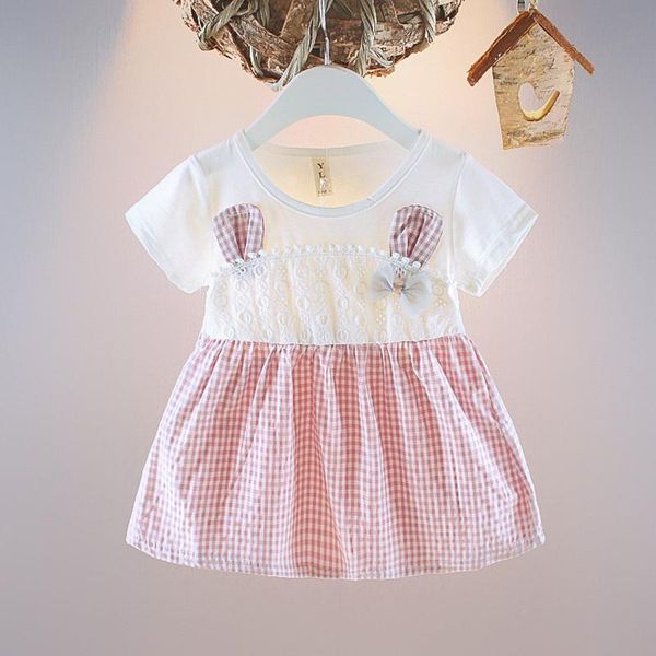 girl's dresses 2021 summer dress girl lace ear princess baby short sleeve fake two pieces of cotton cartoon children, Red;yellow
girl's dresses 2021 summer dress girl lace ear princess baby short sleeve fake two pieces of cotton cartoon children, Red;yellow