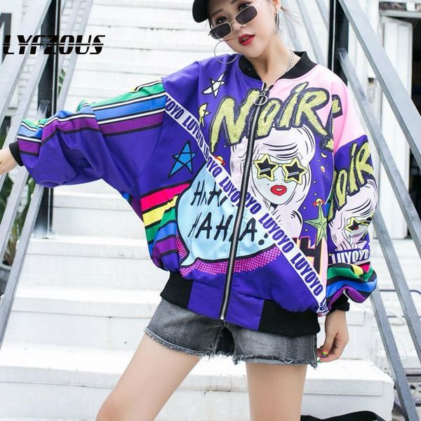 women's jackets vintage coat women cartoon print cute hawaii hip hop street basic coats casual zipper rock oversieze spring autumn jack, Black;brown
women's jackets vintage coat women cartoon print cute hawaii hip hop street basic coats casual zipper rock oversieze spring autumn jack, Black;brown