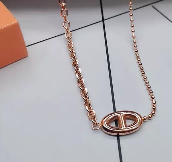titanium steel pig nose pendants necklace female electroplating stainless clavicle chain neck chain mother day gift, Silver
titanium steel pig nose pendants necklace female electroplating stainless clavicle chain neck chain mother day gift, Silver