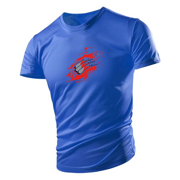 short-sleeved t-shirt men's quick-drying clothes summer blue breathable patterned summer sports ice silk men's clothing, Black;yellow
short-sleeved t-shirt men's quick-drying clothes summer blue breathable patterned summer sports ice silk men's clothing, Black;yellow