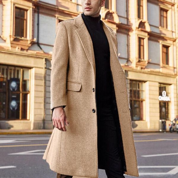 men's jackets casual coats long length cardigan solid color wool sleeve turn-down collar coat single breasted jacket, Black;brown
men's jackets casual coats long length cardigan solid color wool sleeve turn-down collar coat single breasted jacket, Black;brown