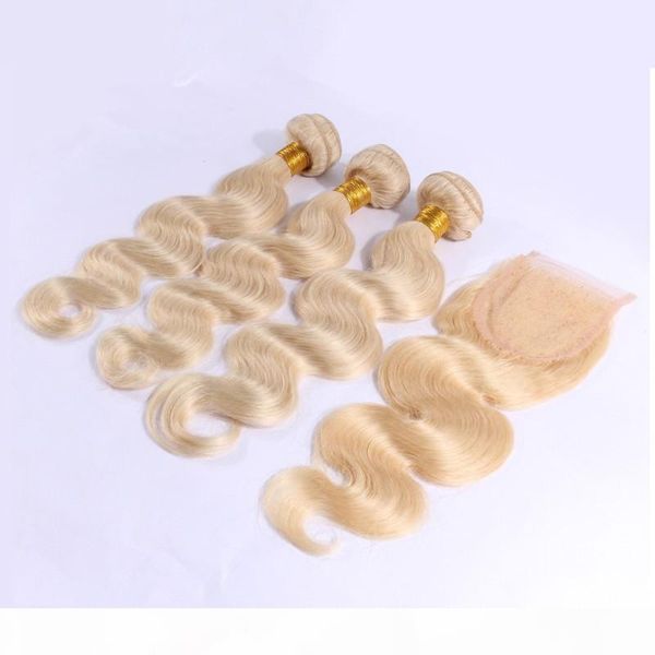 brazilian blonde human hair with closure 4pcs lot #613 bleach blonde brazilian virgin hair 3bundles with 1pc body wave lace closure, Black
brazilian blonde human hair with closure 4pcs lot #613 bleach blonde brazilian virgin hair 3bundles with 1pc body wave lace closure, Black