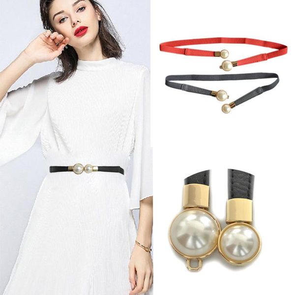 belts fashion women's elastic stretch thin peal waistband double big pearl tide black and white decorative dress slim belt bg-615, Black;brown
belts fashion women's elastic stretch thin peal waistband double big pearl tide black and white decorative dress slim belt bg-615, Black;brown
