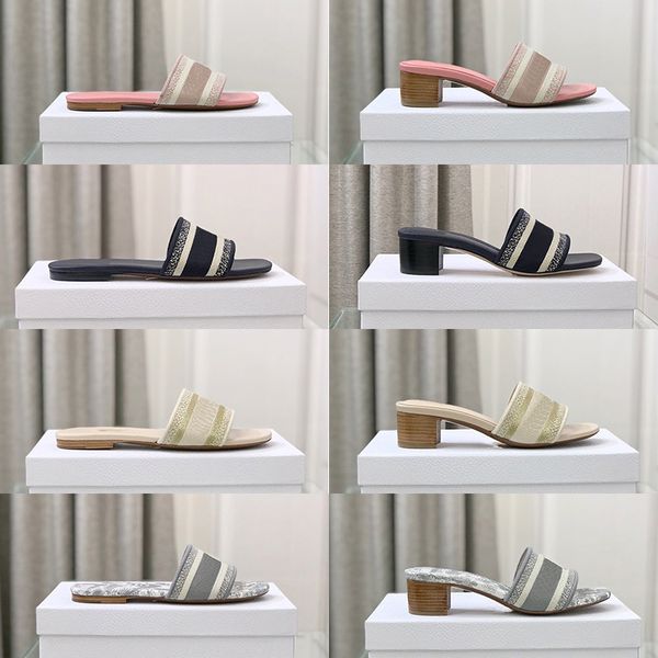 women embroidery dway slide designers slipper blue pink genuine leather inside bottom fashion dress sandals with box eu42, Black
women embroidery dway slide designers slipper blue pink genuine leather inside bottom fashion dress sandals with box eu42, Black
