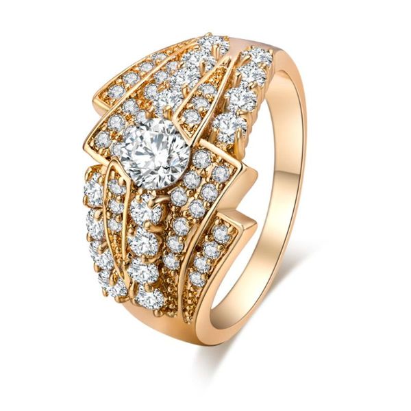 wedding rings luxury cubic zirconia for men and women white micro pave austrian crystals filled ring wholesale, Slivery;golden
wedding rings luxury cubic zirconia for men and women white micro pave austrian crystals filled ring wholesale, Slivery;golden