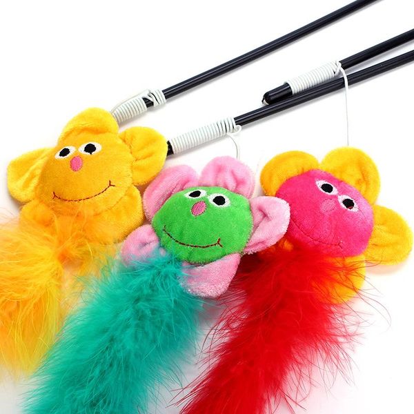cat toys pet toy feather tickle smile sunflower baby cats scratching playing training kitten stick style
cat toys pet toy feather tickle smile sunflower baby cats scratching playing training kitten stick style