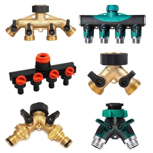 watering equipments 3/4" brass plastic garden hose splitter y valve y-type connector distributor for outdoor faucet irrigation water
watering equipments 3/4" brass plastic garden hose splitter y valve y-type connector distributor for outdoor faucet irrigation water