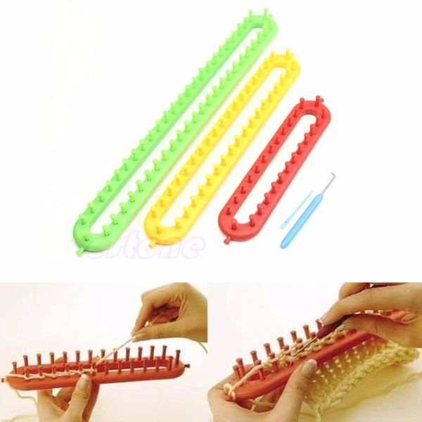 3 size plastic abs loom for shawl scarf hat socks long knit knitter knitting new sep11, Black
3 size plastic abs loom for shawl scarf hat socks long knit knitter knitting new sep11, Black
