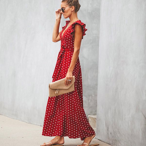 spring summer women 2020 elegant v neck slim a line dot female vintage casual butterfly sleeves party es uj18, Black
spring summer women 2020 elegant v neck slim a line dot female vintage casual butterfly sleeves party es uj18, Black