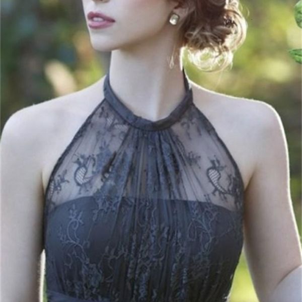 dark 2021 new gray chiffon long bridesmaid beach garden romantic lace wedding guest es halter maid of honor gowns custom 2z49, White;pink
dark 2021 new gray chiffon long bridesmaid beach garden romantic lace wedding guest es halter maid of honor gowns custom 2z49, White;pink