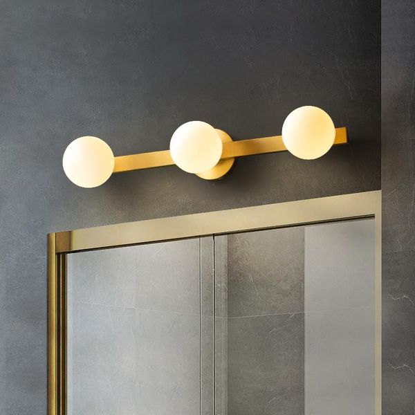 g9 modern copper luxury led mirror light creative glass ball long wall lamp for bedroom bedside corridor aisle tv background
g9 modern copper luxury led mirror light creative glass ball long wall lamp for bedroom bedside corridor aisle tv background