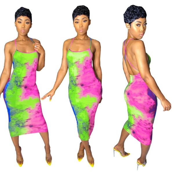 casual dresses summer 2021 women tie dye printed open back spaghetti strap sleeveless bodycon pencil dress, Black;gray
casual dresses summer 2021 women tie dye printed open back spaghetti strap sleeveless bodycon pencil dress, Black;gray