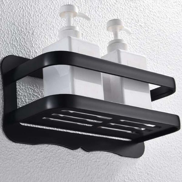 bathroom shelves space aluminum shelf light wall mount storage rack kitchen multifunction with guard 
bathroom shelves space aluminum shelf light wall mount storage rack kitchen multifunction with guard