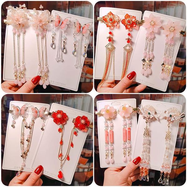 hair accessories hanfu headdress children's hairpin girl's antique hairdress ancient, Slivery;white
hair accessories hanfu headdress children's hairpin girl's antique hairdress ancient, Slivery;white