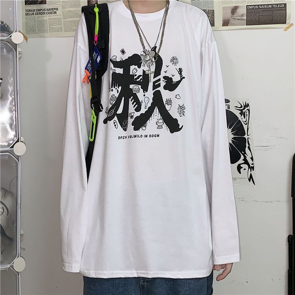 men's simple personality releases chinese hip hop impression streetwear harajuku casual male shirt white t-shirt fqwz
men's simple personality releases chinese hip hop impression streetwear harajuku casual male shirt white t-shirt fqwz