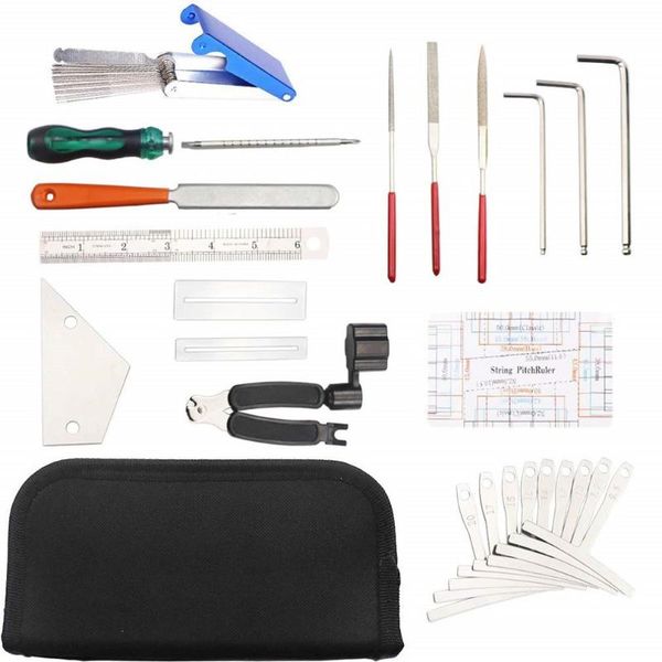 professional hand tool sets guitar kit repair maintenance tools chain organizer string action ruler gauge measuring hex wrench set files end
professional hand tool sets guitar kit repair maintenance tools chain organizer string action ruler gauge measuring hex wrench set files end