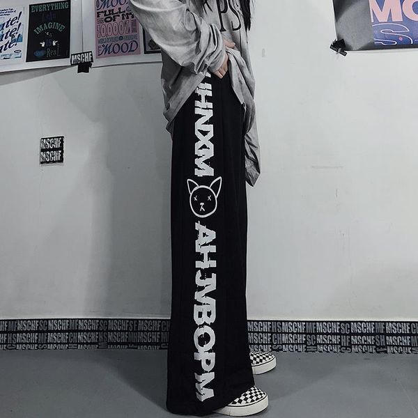 women's pants & capris harajuku women's straight print pants korean version elastic waist waistline loose leg rubbing hip-hop ulzz, Black;white
women's pants & capris harajuku women's straight print pants korean version elastic waist waistline loose leg rubbing hip-hop ulzz, Black;white