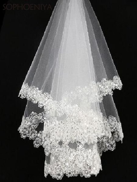 bridal veils arrival veu noiva veil 2021 white lvory lace plum blossom small sequins wedding accessories, Black
bridal veils arrival veu noiva veil 2021 white lvory lace plum blossom small sequins wedding accessories, Black