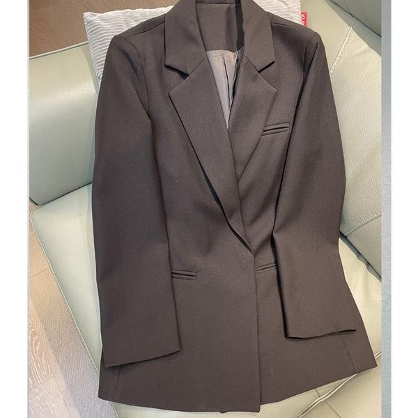 women's suits & blazers superaen suit jacket 2021 spring and autumn overalls solid office lady full notched blazer women, White;black
women's suits & blazers superaen suit jacket 2021 spring and autumn overalls solid office lady full notched blazer women, White;black