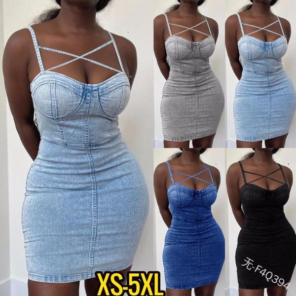 casual dresses wepbel summer women strap slim-fit hip dress 2021 plus size denim tight bodycon mini female club wear, Black;gray
casual dresses wepbel summer women strap slim-fit hip dress 2021 plus size denim tight bodycon mini female club wear, Black;gray