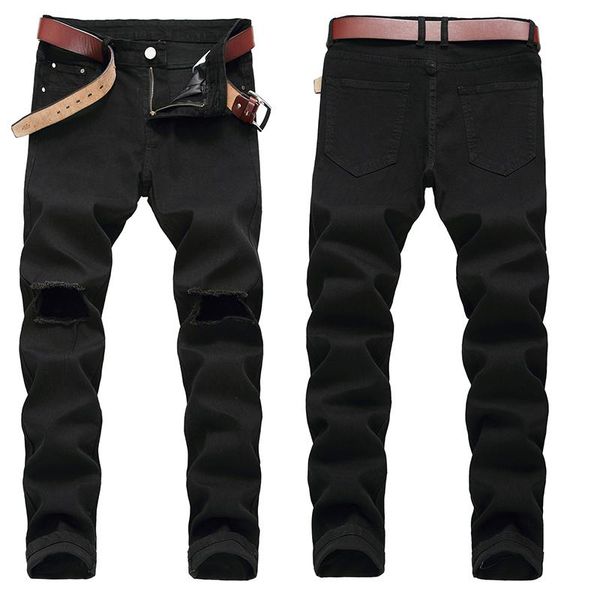 men's jeans business korean black pants denim self-cultivation feet stretch trousers casual handsome, Blue
men's jeans business korean black pants denim self-cultivation feet stretch trousers casual handsome, Blue