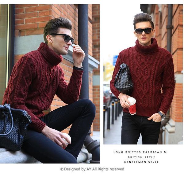 2021 new fashion black turtleneck sweater men's clothing winter sweater male turtleneck thickening slim pullover, White;black
2021 new fashion black turtleneck sweater men's clothing winter sweater male turtleneck thickening slim pullover, White;black