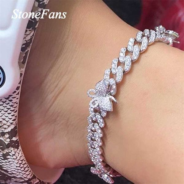 stonefans hip hop cuban link anklet bracelet butterfly for women rapper bling chain iced out jewelry 211018, Red;blue
stonefans hip hop cuban link anklet bracelet butterfly for women rapper bling chain iced out jewelry 211018, Red;blue