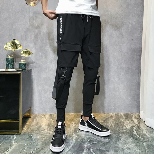 2021 new multi-pocket pencil mens hip hop patchwork cargo ripped sweatpants joggers trousers male fashion casual full length pants z3e8 ckdz, Black
2021 new multi-pocket pencil mens hip hop patchwork cargo ripped sweatpants joggers trousers male fashion casual full length pants z3e8 ckdz, Black