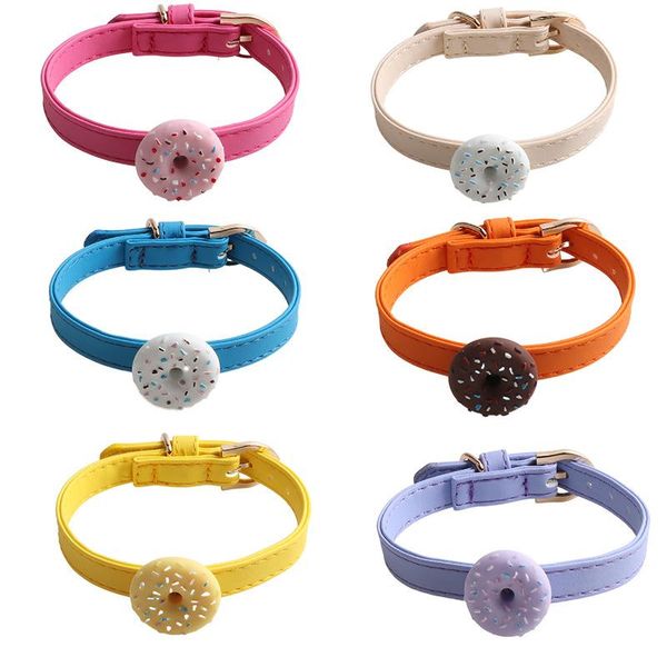 cat collars & leads dog collar soft pu leather donuts macaron color adjustable size for small medium dogs puppy kitten(size 1cm*30cm/1.5*35c
cat collars & leads dog collar soft pu leather donuts macaron color adjustable size for small medium dogs puppy kitten(size 1cm*30cm/1.5*35c