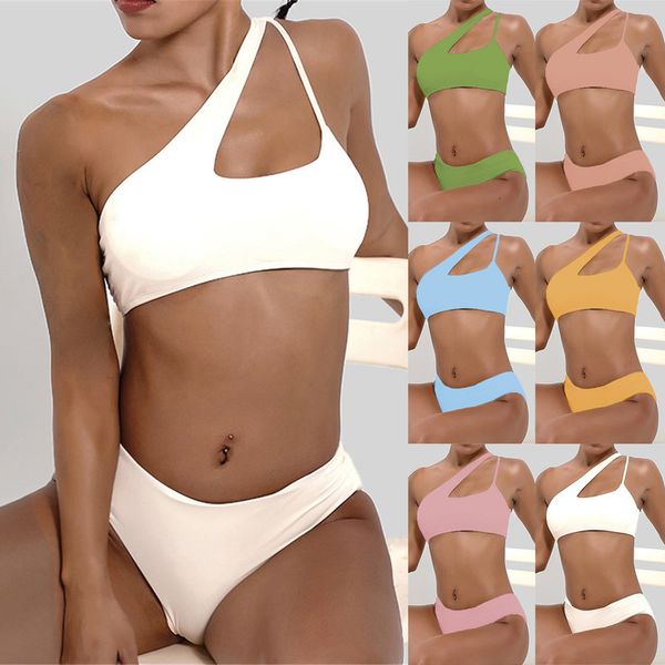 women batsuit effen color two stuk badmode bikini set swimming beachwear beach badpak shopper 2020 news, White;black
women batsuit effen color two stuk badmode bikini set swimming beachwear beach badpak shopper 2020 news, White;black