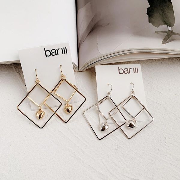dangle & chandelier fashion punk big gold silver color metal double layers square drop earrings for women heart jewelry gift
dangle & chandelier fashion punk big gold silver color metal double layers square drop earrings for women heart jewelry gift