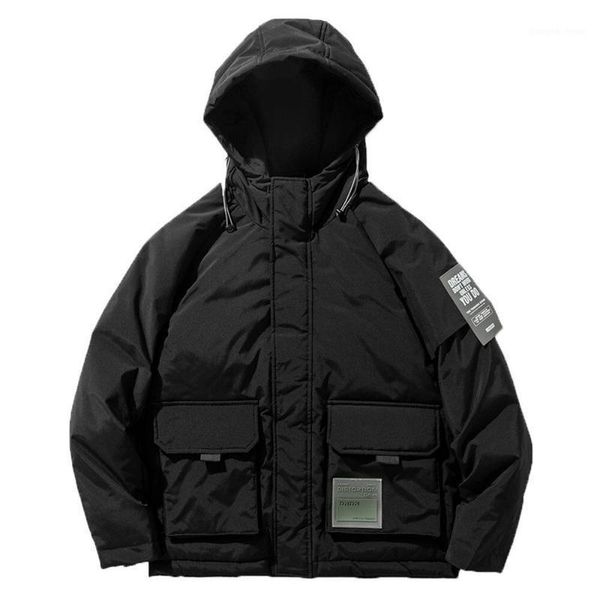 men's down & parkas jacket 20 winter wear japanese retro hooded american casual loose cargo overcoat, Black
men's down & parkas jacket 20 winter wear japanese retro hooded american casual loose cargo overcoat, Black