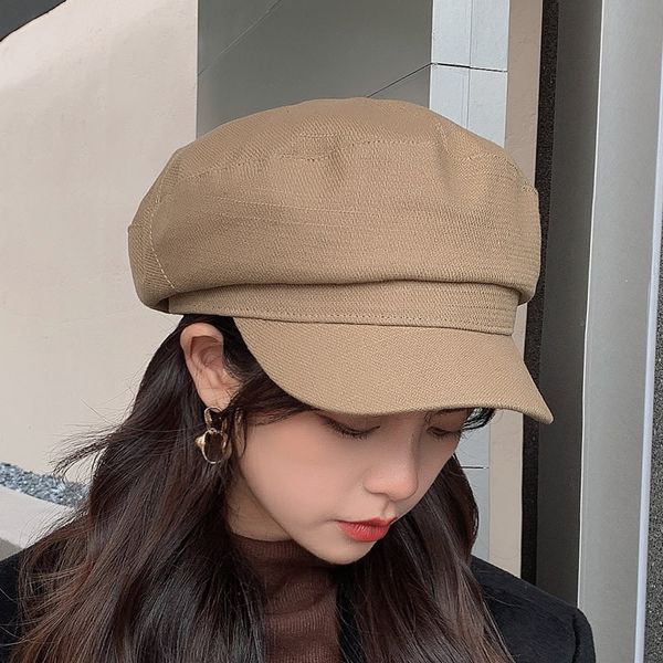 new spring and autumn korean solid color octagonal cap internet celebrity retro easy matching flat-cap womens casual navy hat, Blue;gray
new spring and autumn korean solid color octagonal cap internet celebrity retro easy matching flat-cap womens casual navy hat, Blue;gray