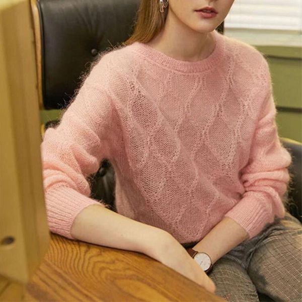 women's sweaters argyle warm large knit autumn winter slim fashion women 2021 o neck solid long sleeve pullovers casual female sweater, White;black
women's sweaters argyle warm large knit autumn winter slim fashion women 2021 o neck solid long sleeve pullovers casual female sweater, White;black