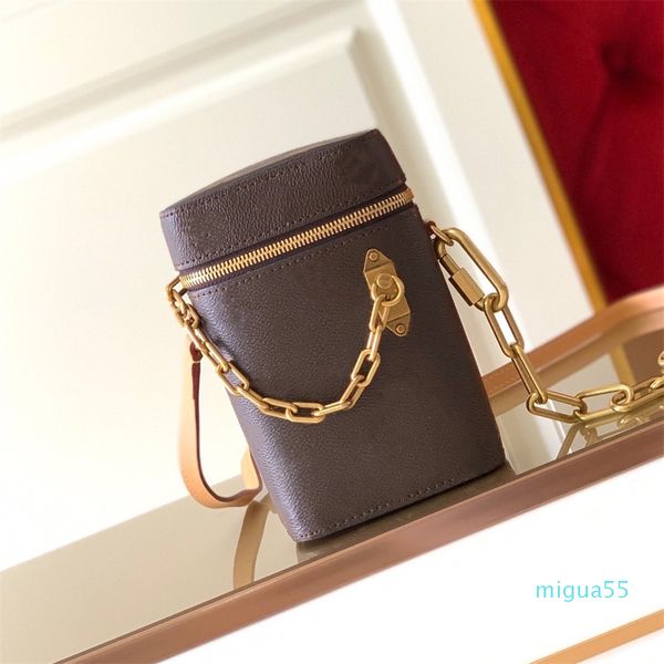 phone box women mini barrel phone case classic coated flower print canvas with vintage metal chain zipper phone bag
phone box women mini barrel phone case classic coated flower print canvas with vintage metal chain zipper phone bag