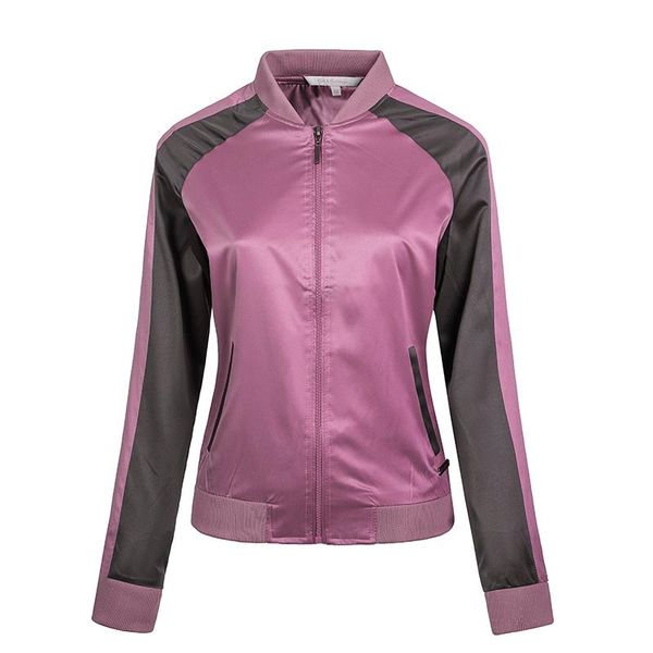women's jackets lady's jacket thin stand collar baseball satin young fashion woman's, Black;brown
women's jackets lady's jacket thin stand collar baseball satin young fashion woman's, Black;brown