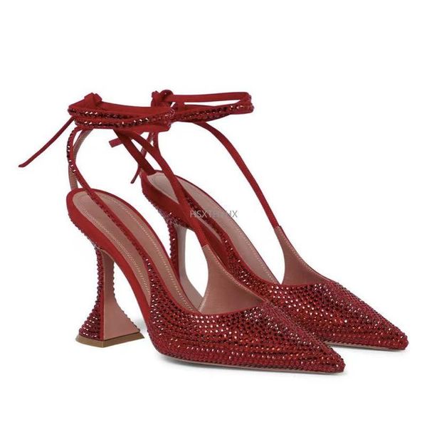 dress shoes sequined crystal women pumps ankle strap cross-tied high heels wedding fashion slingbacks summer party prom, Black
dress shoes sequined crystal women pumps ankle strap cross-tied high heels wedding fashion slingbacks summer party prom, Black