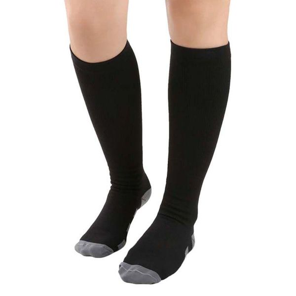 sports socks firm pressure circulation quality knee high running sock compression support stockings sockss, Black
sports socks firm pressure circulation quality knee high running sock compression support stockings sockss, Black