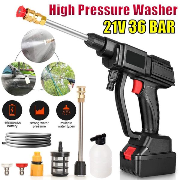 car washer 21v electric gun 36 bar high pressure cleaner foam nozzle for auto cleaning care cordless protable wash spray
car washer 21v electric gun 36 bar high pressure cleaner foam nozzle for auto cleaning care cordless protable wash spray