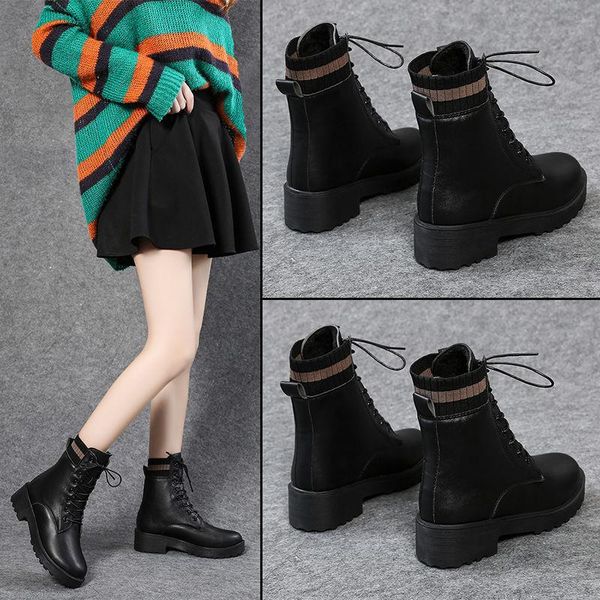 boots martn women's mid-heel 2021 autumn winter shoes thick heel thick-soled british style short, Black
boots martn women's mid-heel 2021 autumn winter shoes thick heel thick-soled british style short, Black