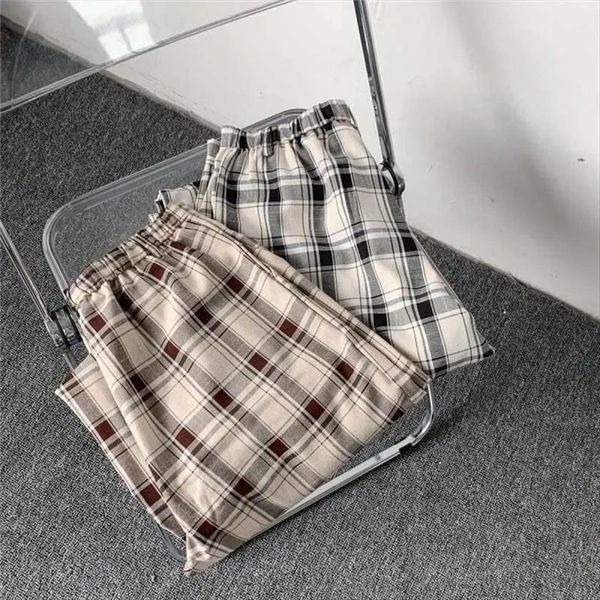 harajuku plaid trousers streetwear harem women pant autumn causal plus size female, Black;white
harajuku plaid trousers streetwear harem women pant autumn causal plus size female, Black;white