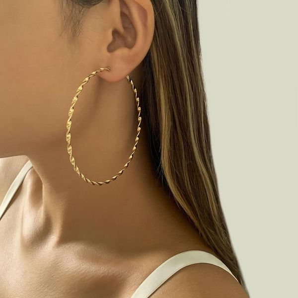 dangle & chandelier fashion jewelry big hoop earrings for women party gifts style golden color metal drop, Silver
dangle & chandelier fashion jewelry big hoop earrings for women party gifts style golden color metal drop, Silver