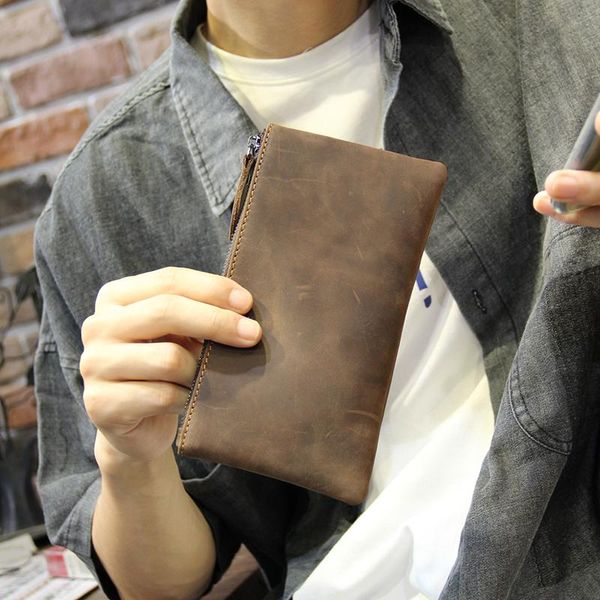 wallets xiao.p the first layer of cowhide vintage men's coin purse genuine leather zipper wallet retro key holder small money bag, Red;black
wallets xiao.p the first layer of cowhide vintage men's coin purse genuine leather zipper wallet retro key holder small money bag, Red;black