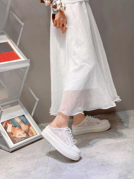 dress shoes summer women white lace mesh ladies fashion sandals outdoor slippers casual slip-on genuine leather thick heels pearl 2021, Black
dress shoes summer women white lace mesh ladies fashion sandals outdoor slippers casual slip-on genuine leather thick heels pearl 2021, Black