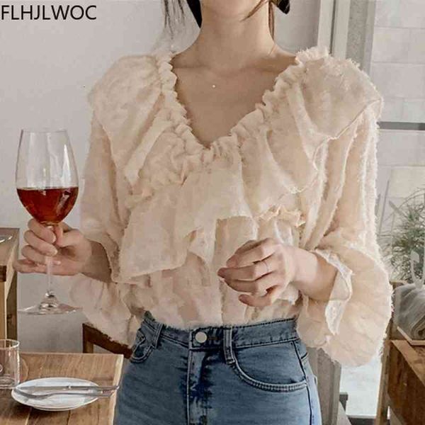 women's knits & tees korea chic design blusas women vintage shirts japaneses button elegant formal off shoulder ruffled blous, White
women's knits & tees korea chic design blusas women vintage shirts japaneses button elegant formal off shoulder ruffled blous, White