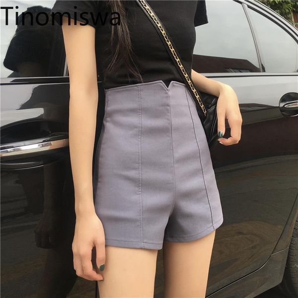 women's shorts women winter mini short femme high waist pants elegant zipper office lady a068, White;black
women's shorts women winter mini short femme high waist pants elegant zipper office lady a068, White;black