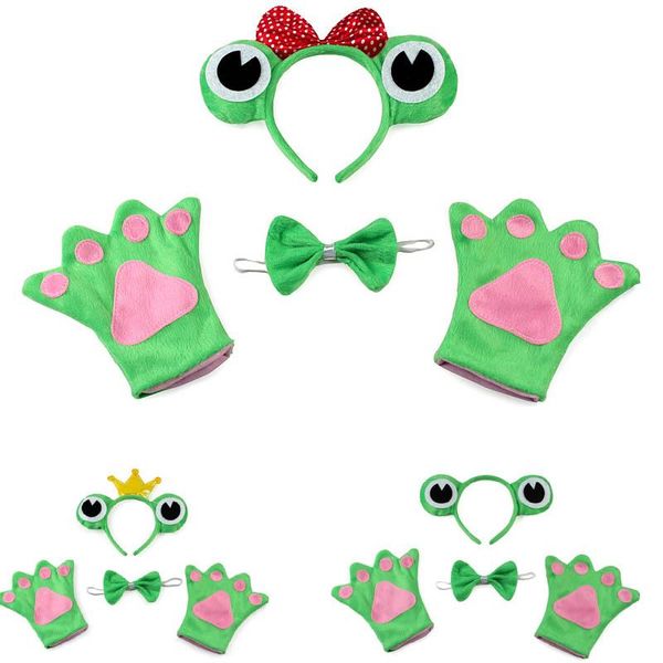party masks halloween children animal frog prince and princess three pieces birthday set headband hairband gloves bow tie
party masks halloween children animal frog prince and princess three pieces birthday set headband hairband gloves bow tie