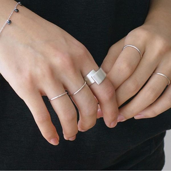 cluster rings geometric minimalist matte brushed ring blanks wedding band adjustable anniversary promise women 925 sterling silver, Golden;silver
cluster rings geometric minimalist matte brushed ring blanks wedding band adjustable anniversary promise women 925 sterling silver, Golden;silver